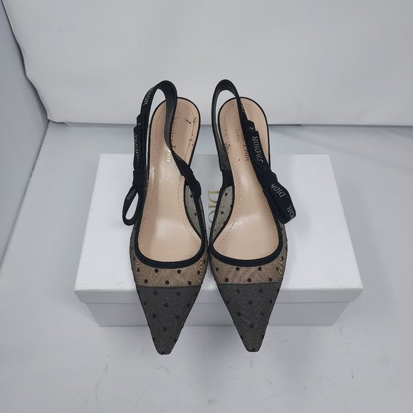 Christian Dior J’Adior Slingback Mid-Heel Pump - Picture 2 of 13